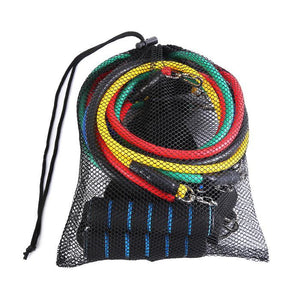 Fitness Resolution-11 PC Restistance Bands Set™